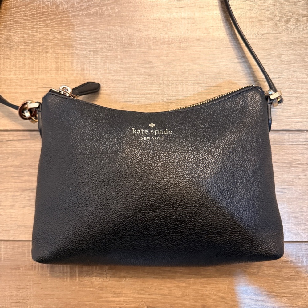 Kate Spade Black and Tan Crossbody Bag - Picture 2 of 8